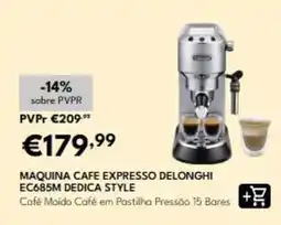 Radio Popular Delonghi - maquina cafe expresso dedica style promoção