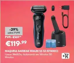 Radio Popular Braun - maquina barbear s5 52-87000cc promoção