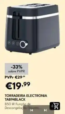 Radio Popular Electronia - torradeira electronica tab94black promoção