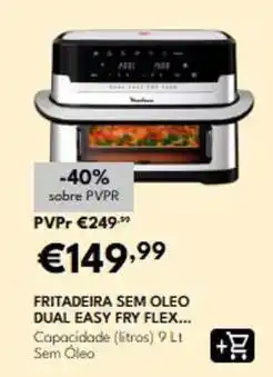 Fritadeira sem oleo dual easy fry flex