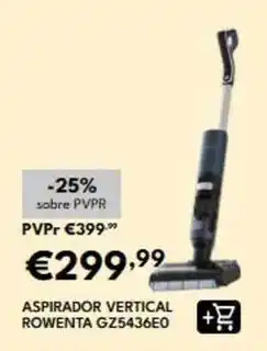 Radio Popular Rowenta - aspirador vertical promoção