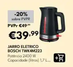 Radio Popular Bosch - jarro elettrico twk4m223 promoção