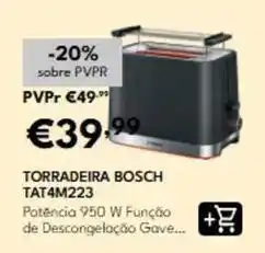 Radio Popular Bosch - torradeira promoção