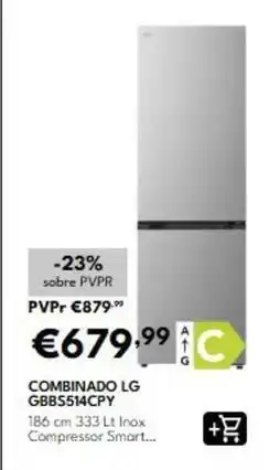 Radio Popular Lg - combinado gbb551acpy promoção