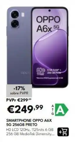 Radio Popular Oppo - smartphone a6x 5g 256gb promoção