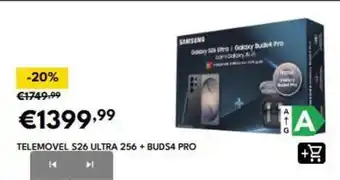 A+ - telemóvel s26 ultra 256 + buds4 pro