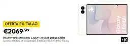Radio Popular Samsung - smartphone galaxy z fold8 256gb creme promoção