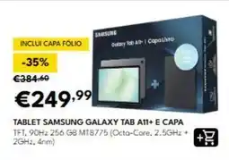 Radio Popular Samsung - galaxy tab a11+ e capa promoção