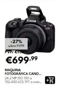 Radio Popular maquina fotográfica canon promoção