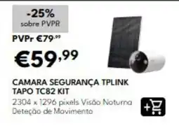 Radio Popular Câmera segurança tp-link promoção