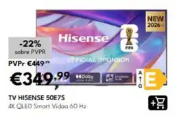 Radio Popular Tv hisense 50e7s promoção
