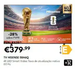 Radio Popular Tv hisense 58a6q promoção
