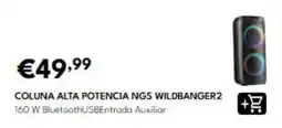 Radio Popular coluna alta potencia ngs wildbanger2 promoção