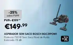 Radio Popular aspirador sem saco bosch bgc21pow1 promoção