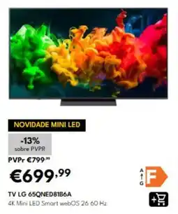 Radio Popular tv lg 65qned81b6a promoção