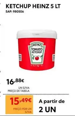 Recheio Heinz - ketchup promoção