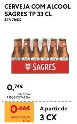 Sagres - cerveja com alcool tp