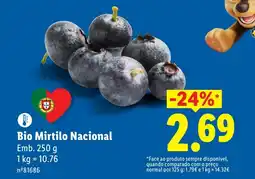 Lidl Bio Mirtilo Nacional promoção