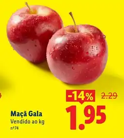 Lidl Maçã Gala promoção