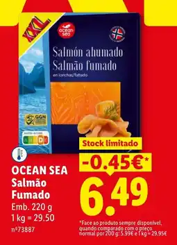 Lidl Ocean sea salmão fumado promoção