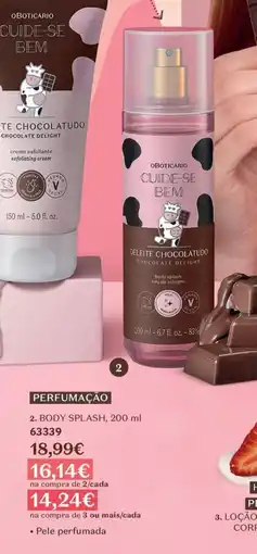 O Boticário Body splash promoção