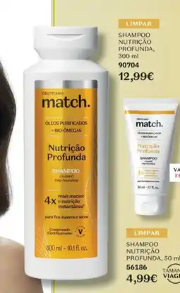 O Boticário Shampoo nutrição profunda, promoção
