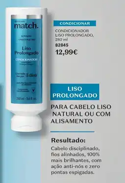 O Boticário Condicionador liso prolongado, promoção