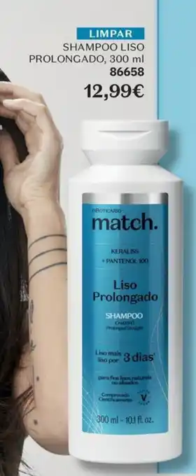O Boticário Shampoo liso prolongado, promoção