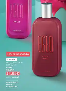 O Boticário Egeo choc high edt, promoção
