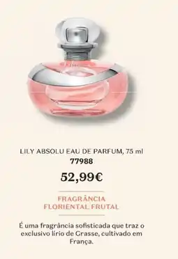 O Boticário Lily absolu eau de parfum, promoção