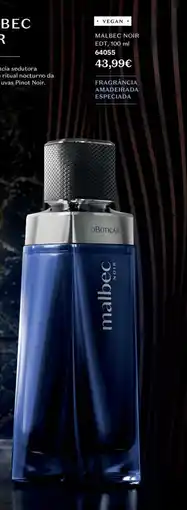 O Boticário Malbec noir edt promoção