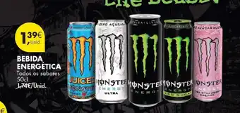 Pingo Doce Bebida energética monster promoção
