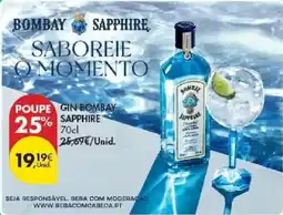 Pingo Doce gin bombay sapphire promoção
