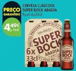 Pingo Doce Cerveja c/álcool super bock abadia promoção