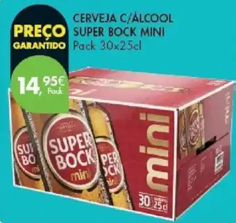 Pingo Doce Cerveja c/álcool super bock mini promoção