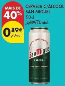 Pingo Doce Cerveja c/álcool san miguels especial promoção