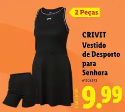 Lidl Crivit vestido de desporto para senhora promoção