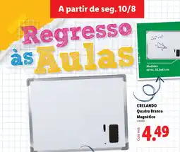 Lidl crelando quadro branco magnético promoção