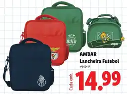 Lidl Ambar lancheira futebol promoção