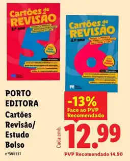 Lidl Cartões de Revisão/Estudo Bolso promoção