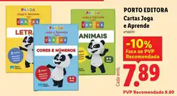 Lidl Panda cartas joga e aprende cores e números promoção