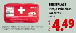 Lidl Sensioplast Estojo Primeiros Socorros promoção