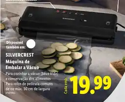 Lidl Silvercrest máquina de embalar a vácuo promoção