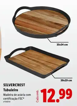 Lidl Silvercrest tabuleiro promoção