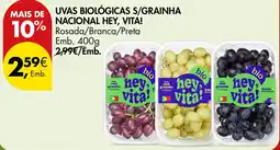 Pingo Doce Uvas biológicas s/grainha hey, vita! promoção