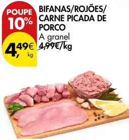 Pingo Doce Bifanas/rojões/carne picada de porco promoção