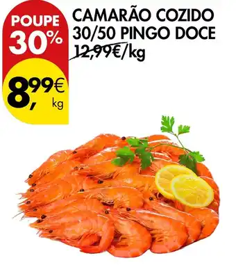 Pingo Doce Camarão cozido pingo doce promoção