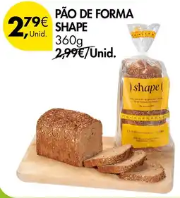 Pingo Doce Pão de forma shape promoção