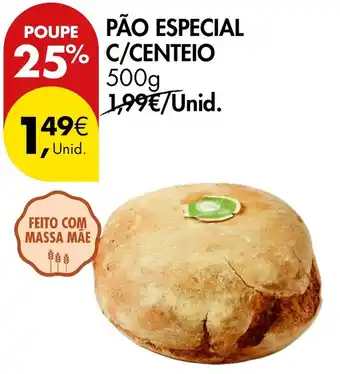 Pingo Doce Pão especial c/centeio promoção