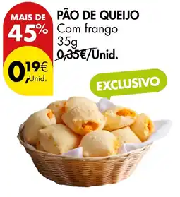 Pingo Doce Pão de queijo com frango promoção